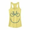 Cheap 😀 Unbranded Juniors' Bike Happy Face Graphic Tank 😉