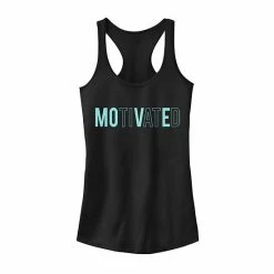 Wholesale 🎉 Unbranded Juniors' "Motivated" Wordplay Tank Top 🥰