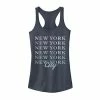 Coupon 🎁 Unbranded Juniors' "New York City" Text Gradient Tank Top 💯