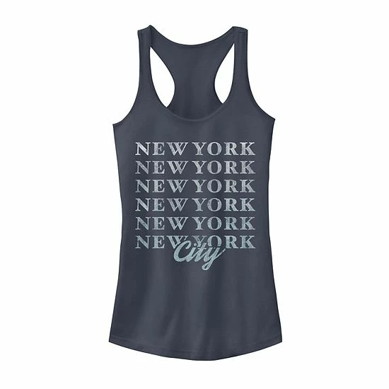 Coupon ๐ Unbranded Juniors' "New York City" Text Gradient Tank Top ๐ฏ