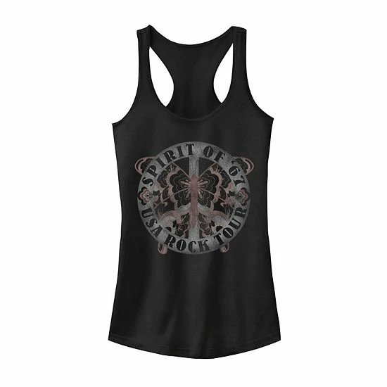 Discount ๐ Unbranded Juniors' "Spirit Of '67 USA Rock Tour" Logo Tank Top ๐
