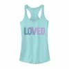 Cheapest 😀 Unbranded Juniors' Loved Gradient Text Tank Top 🎁