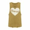 Hot Sale 👍 Unbranded Juniors' Hawaii Heart Graphic Muscle Tank 🤩