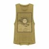 Hot Sale 🔔 Unbranded Juniors' Celestial Tarot Card Muscle Tee ⌛