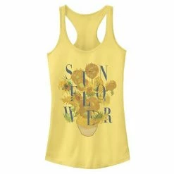 Outlet ✨ Unbranded Juniors' Sunflower Graphic Tank 👍