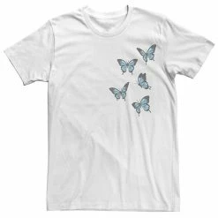 Best deal ✔️ Unbranded Juniors' Blue Butterflies Boyfriend Tee 👏