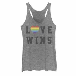 New 🤩 Unbranded Juniors' Fifth Sun Pride "Love Wins" Tank 🎉