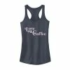 Outlet 💯 Unbranded Juniors' Love & Coffee Tank Top ⌛