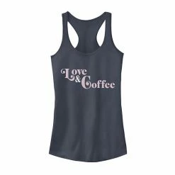 Outlet 💯 Unbranded Juniors' Love & Coffee Tank Top ⌛