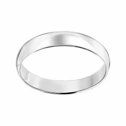 Cheap 🎉 Unbranded 10k Gold 4 Mm Polished Dome Wedding Band White 👏