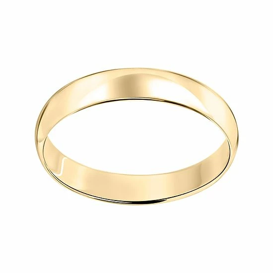Cheap ๐ Unbranded 10k Gold 4 Mm Polished Dome Wedding Band White ๐ - Image 2