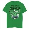 Buy 🤩 Unbranded Boys 8-20 Marvel Hulk Busy Gettin Ripped Workout Graphic Tee ❤️