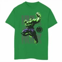 Buy 🔥 Unbranded Boys 8-20 Marvel Hulk Avengers Assembler Jump Punch Graphic Tee 😉