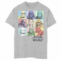 Buy 🌟 Unbranded Boys 8-20 Star Wars The Rise Of Skywalker Pastel Character Box Graphic Tee 🌟