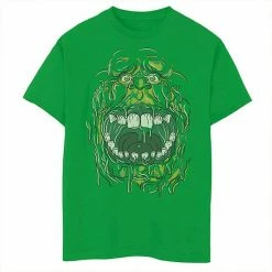 Buy 🛒 Unbranded Boys 8-20 Ghostbusters Slimer Face 🎃 Halloween Costume Graphic Tee 😍