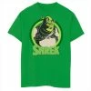 Promo 🔔 Unbranded Boys 8-20 Shrek In Circles Cartoon Portrait Logo Tee ⌛