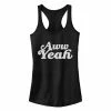 Coupon 😍 Unbranded Juniors' Chin-Up Aww Yeah Ideal Racerback Tank ⭐