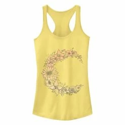 Promo 😀 Unbranded Juniors' Chin-Up Sun Flower Moon Ideal Racerback Tank 🎁