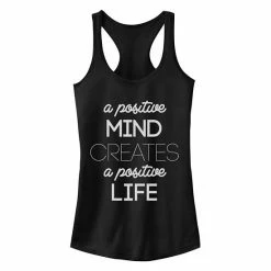New 👏 Unbranded Juniors' Chin-Up Create A Positive Life Ideal Racerback Tank ⭐