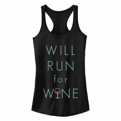 Hot Sale ✔️ Unbranded 👩 Women's Chin-Up Run For Wine Racerback Tank 💯