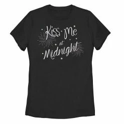 Outlet 🛒 Unbranded Juniors' New Year's "Kiss Me At Midnight" Fireworks Tee 👏