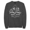 Deals 😀 Unbranded Juniors' "See You Out There" Mountain Sunset Theme Fleece Sweatshirt 👏