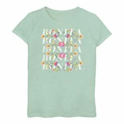 Wholesale 😍 Unbranded 👧 Girls 7-16 Bonita Floral Word Stack Tee ✨