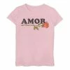 Coupon 🧨 Unbranded 👧 Girls 7-16 Amor Single Rose Portrait Tee ⌛