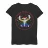 Coupon 🤩 Unbranded 👧 Girls 7-16 Disney Lilo & Stitch Ohana Means Family Rainbow Portrait Tee 💯