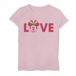 Flash Sale ✨ Unbranded 👧 Girls 7-16 Disney Minnie Mouse Love Big Head Tee 🌟