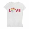 Deals 👏 Unbranded 👧 Girls 7-16 Disney Minnie Mouse Love Gradient Head Tee 👍