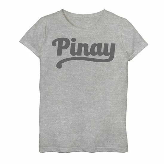 Cheapest 😉 Unbranded 👧 Girls 6-16 Pinay Text Graphic Tee 🛒