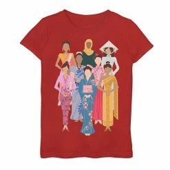 Best Pirce 😀 Unbranded 👧 Girls 6-16 Asian Culture 👗 Dresses Group Shot Graphic Tee ✨