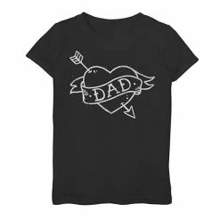 Outlet ⭐ Unbranded 👧 Girls 7-16 Fifth Sun Dad Heart Graphic Tee 🎉