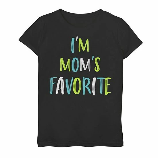 Coupon 🎉 Unbranded 👧 Girls 7-16 I'm Mom's Favorite Graphic Tee 🤩