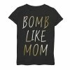 Discount ✔️ Unbranded 👧 Girls 7-16 Bomb Like Mom White Handwritten 👩 Mother's Day Graphic Tee ⭐
