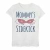 Outlet ⌛ Unbranded 👧 Girls 7-16 Mommy's Sidekick Mask Doodle 👩 Mother's Day Graphic Tee 🎁
