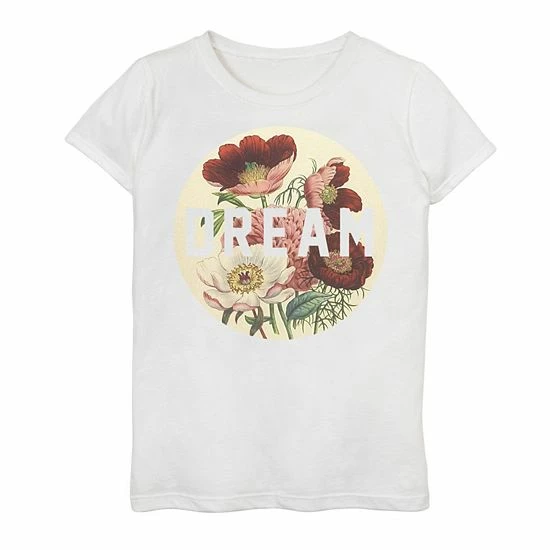 Deals ๐ฏ Unbranded ๐ง Girls 7-16 Fifth Sun Dream Peonies Graphic Tee โ๏ธ