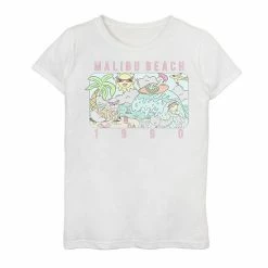 New 🧨 Unbranded 👧 Girls 7-16 Fifth Sun Malibu Beach Graphic Tee 🛒