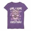 Flash Sale 🥰 Unbranded 👧 Girls 7-16 "Owl Be Home For 🎄 Christmas" Graphic Tee ❤️