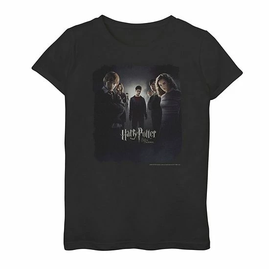 New 🎉 Unbranded 👧 Girls 7-16 Harry Potter Group Shot Poster Graphic Tee 🛒