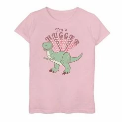 Top 10 ❤️ Unbranded 👧 Girls 7-16 Disney / Pixar Toy Story Rex "I'm A Hugger" Graphic Tee Pink ✨