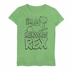 Flash Sale 🤩 Unbranded 👧 Girls 7-16 Disney / Pixar Toy Story "Nervous Rex" Graphic Tee ✔️