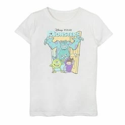 Outlet 🎉 Unbranded 👧 Girls 7-16 Disney / Pixar Monsters Inc. Group Pose Graphic Tee ❤️