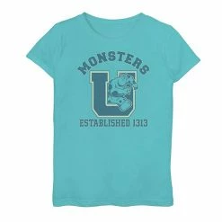 Top 10 🤩 Unbranded 👧 Girls 7-16 Disney / Pixar Monsters University Logo Sulley Graphic Tee 🧨
