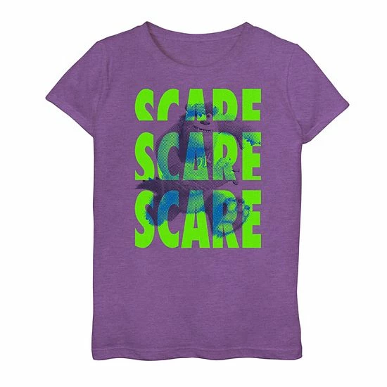 Cheapest 💯 Unbranded 👧 Girls 7-16 Disney / Pixar Monsters University Sulley "Scare" Graphic Tee ⭐