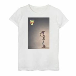 Best Pirce 🔔 Unbranded 👧 Girls 7-16 Disney / Pixar Toy Story 4 Woody Poster Graphic Tee 🥰