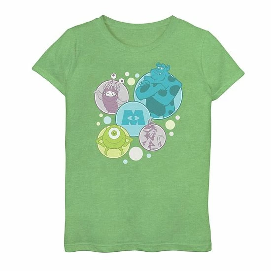 Outlet ⭐ Unbranded 👧 Girls 7-16 Disney / Pixar Monsters Inc. Character Bubbles Graphic Tee 🔥