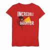 Coupon 🔔 Unbranded 👧 Girls 7-16 Disney / Pixar The Incredibles 2 Violet "Incredible Daughter" Graphic Tee 🌟