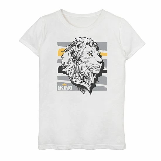Wholesale ๐ Unbranded Disney's The Lion King ๐ง Girls 7-16 Mufasa Sketched Graphic Tee โ